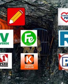 Los partidos políticos vinculados con organizaciones de mineros ilegales  