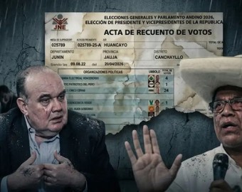 López Aliaga no ganó en los primeros recuentos de votos: Sánchez lo superó en Chanchamayo, Piura y Huancayo