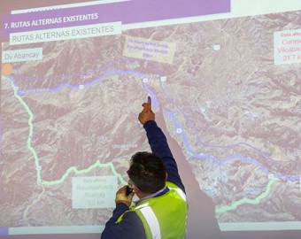 Empresa china CRTG iniciará mantenimiento de vía Lambrama - Chuquibambilla a partir del 15 mayo