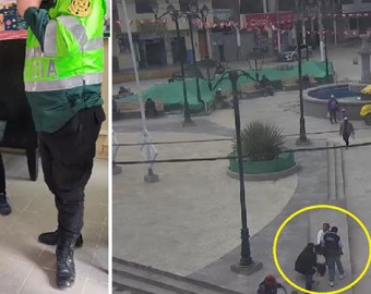 Esposa del alcalde amenaza y agrede a comunicadora en plaza de Challhuahuacho