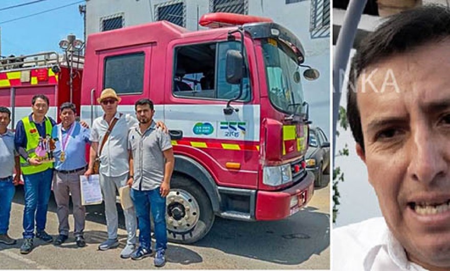 Incendios forestales amenazan Abancay y alcalde Peña no entrega cisterna contra incendios donada por Corea del Sur