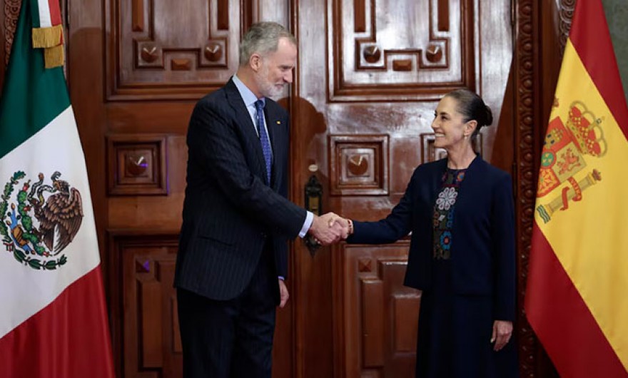 México: Claudia Sheinbaum rompió el hielo con Felipe VI de España