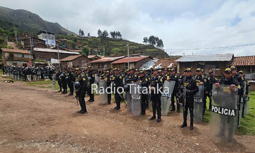 Rechazan presencia de contingente policial en territorios de comunidad indígena de Tapairihua