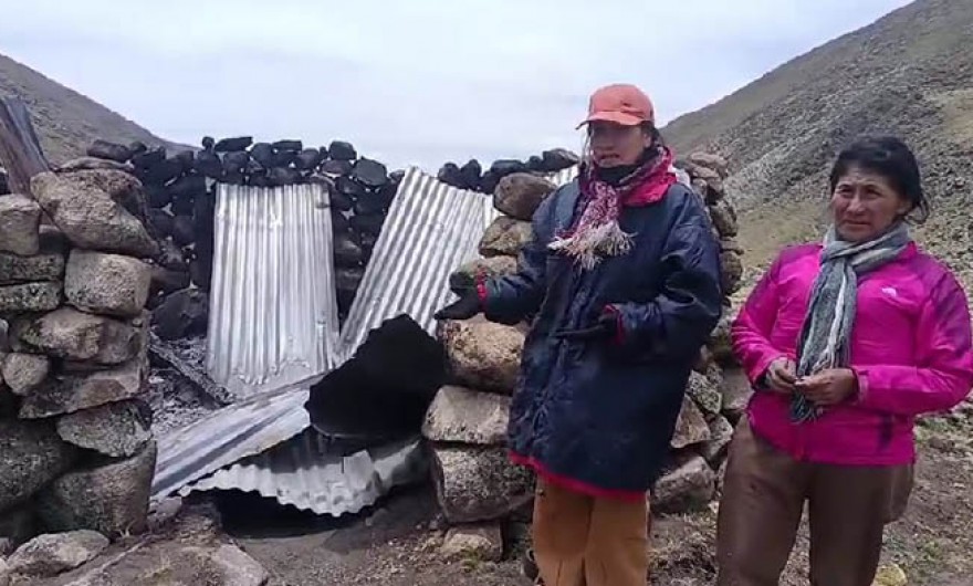 Chalhuanca: acusan a Marcelina Espinoza y otras personas más por destruir cabañas de criadores de alpacas en Rumicruz - Pampahuasi