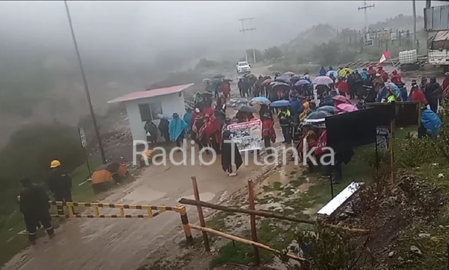 Pobladores de Turpay toman campamento de empresa Korimallko y exigen diálogo con dueño de mina
