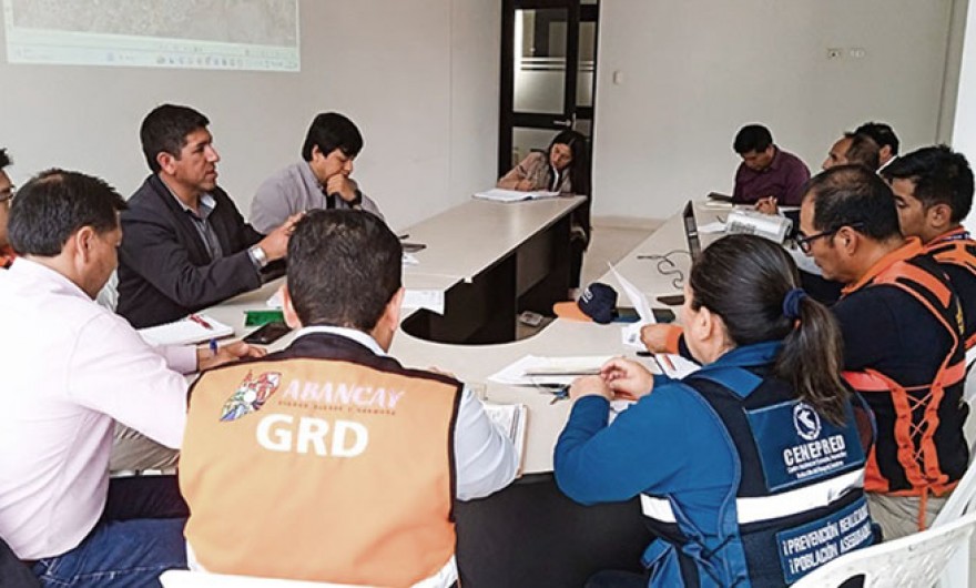 CENEPRED fortaleció capacidades de servidores del gobierno regional y gobiernos locales en Abancay 