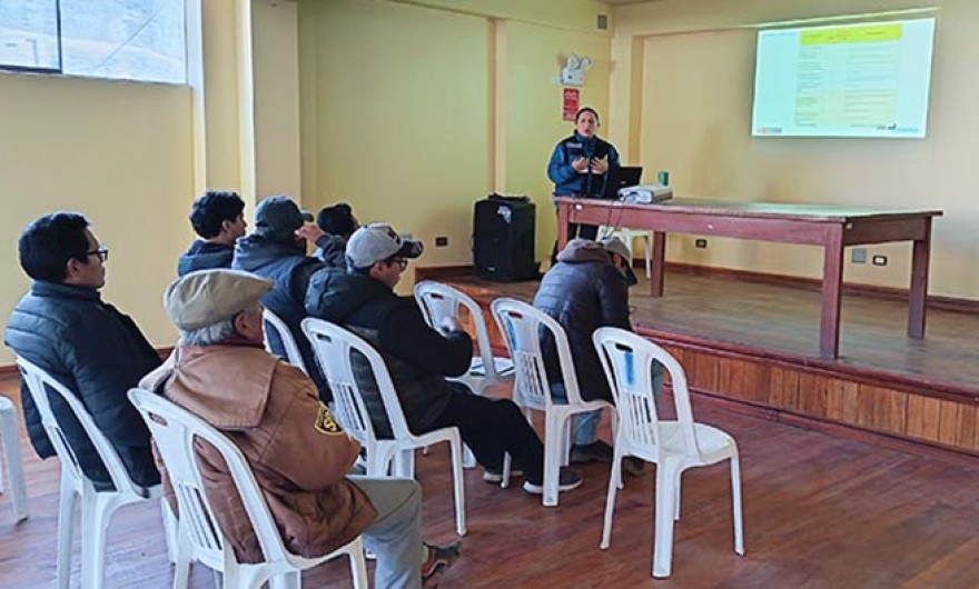 CENEPRED brindó asistencia técnica a funcionarios de municipios de Progreso, Vilcabamba y Chuquibambilla 