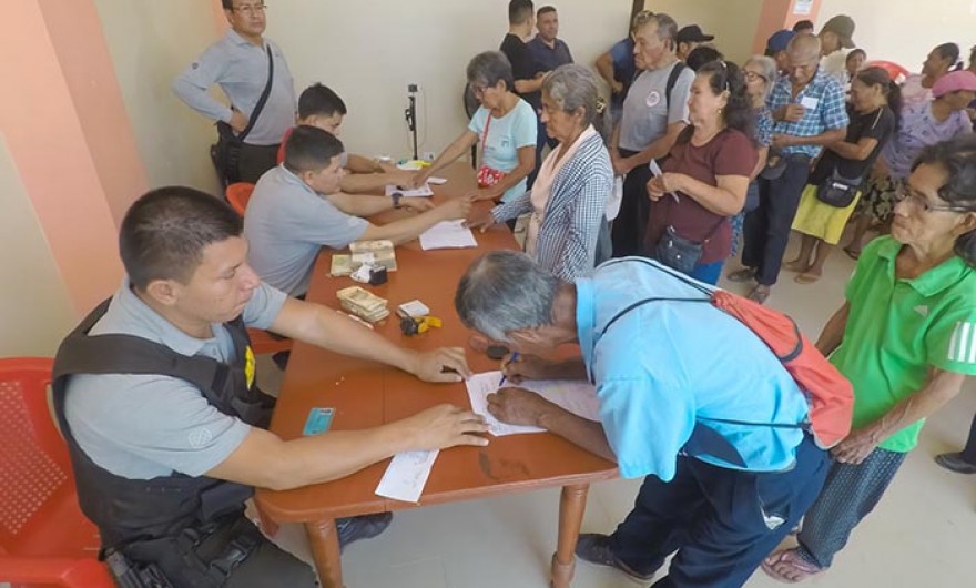 Más de 7 700 usuarios de Pensión 65 cobrarán su subvención bimestral de S/ 350, en Apurímac
