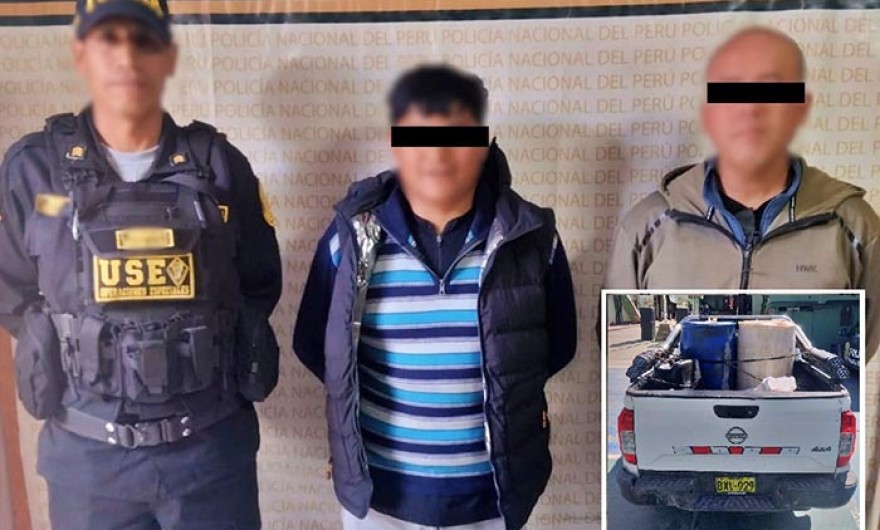 Detienen a dos sujetos implicados en presunto contrabando de combustibles 