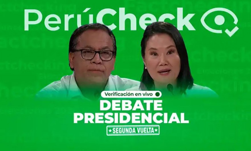 Debate presidencial: toda la desinformación desmentida por PerúCheck