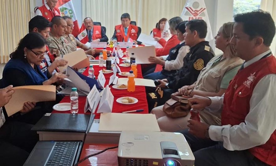 JEE Abancay: aprueban plan de trabajo y crean subgrupo de emergencia para prevenir riesgos electorales