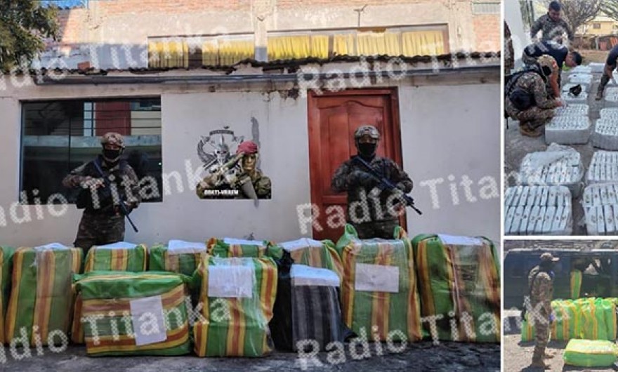 Agentes de la Dirandro intervienen vehículo que transportaba más de 405 kilos de marihuana, en Huaccana