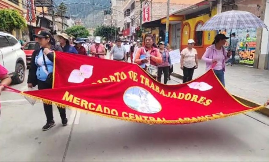 Con movilización pobladores exigen que futuro Hospital III-1 se construya en un nuevo terreno, en Abancay