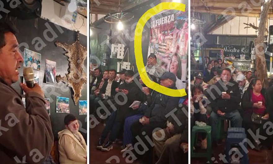Captan al subprefecto de Ongoy realizando proselitismo político a favor de Fuerza Popular
