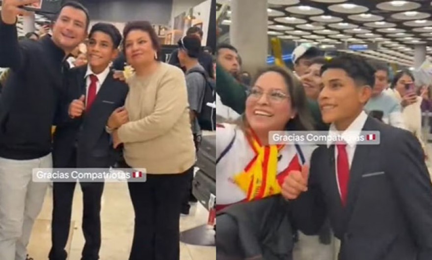 ‘Pol Deportes’ llegó a España y fue recibido por la comunidad peruana: “Gracias por el cariño”