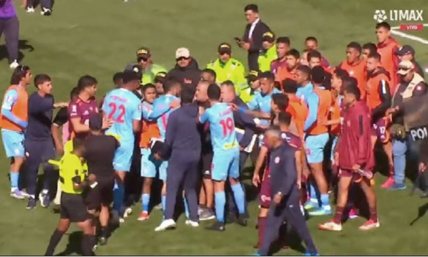 Los Chankas pierden con bronca 1-0 ante Garcilaso en Andahuaylas 