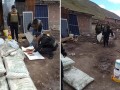 En operativo encuentran explosivos y equipos abandonados en campamento minero en sector de Pisti