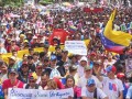 Magisterio venezolano marcha en Caracas por liberación de presidente Maduro y Cilia Flores