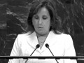 Le apagan micrófono a Dina Boluarte por exceder tiempo con su intervención en la ONU