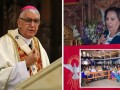 Dina Boluarte es captada en iglesia de Chalhuanca durante misa por Señor de Animas 