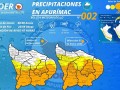 Pronostican lluvias intensas las próximas 48 horas en toda la región 