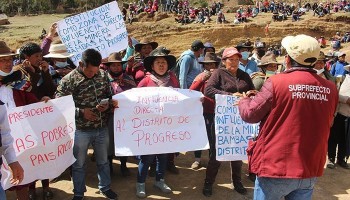Dirigentes de Cotabambas y del distrito de Progreso no participarán en convocatoria de Baltazar Lantarón para el miércoles 26 enero