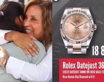 Rolex de Dina Boluarte no es una joya de “antaño” y su modelo sería posterior al 2020, indicó especialista