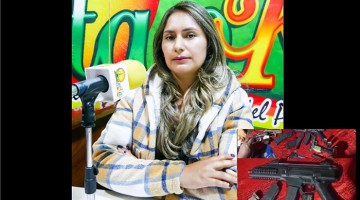 Desconocido amenaza a periodista Analí Andrade con video de armas de fuego