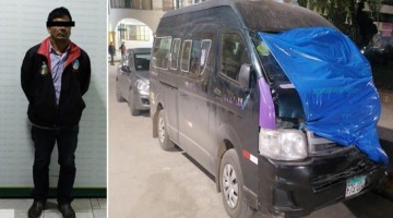 Conductor de camioneta rural en estado de ebridad choca contra auto en San Jerónimo