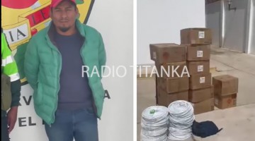 Intervienen camioneta que transportaba dinamita destinada a minería ilegal, en Haquira