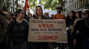 Movilizaciones en Francia contra el ajuste fiscal de Macron
