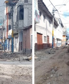 Vecinos de las cuadras 2°,3°,4° y 5° del jirón Apurímac sin agua hace cuatro días por obra del Municipio de Abancay 