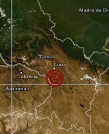 Sismo de 4.0 remece localidad de Andahuaylillas, en Cusco