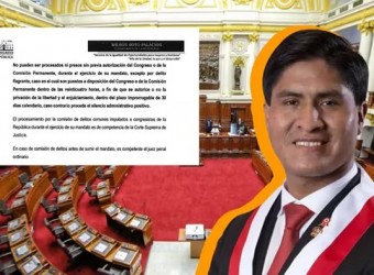 Suspenden debate para restablecer la inmunidad parlamentaria por ausencia de Wilson Soto